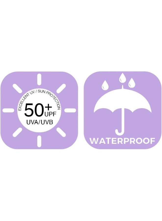 Dooky Universal and Flexible Parasol for Pushchairs/Buggies - UPF 50+ Protection - 180 Degree Flexibility - Flex Technology - Easyfix System - Water Resistant - Grey - Image 5